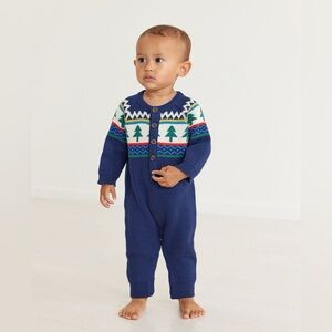 Hanna Andersson Baby Holiday Romper- Size 6-12 months